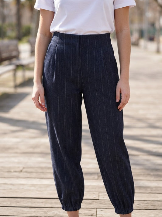 PANTALON TEJIDO ESPIGA ref. 0207