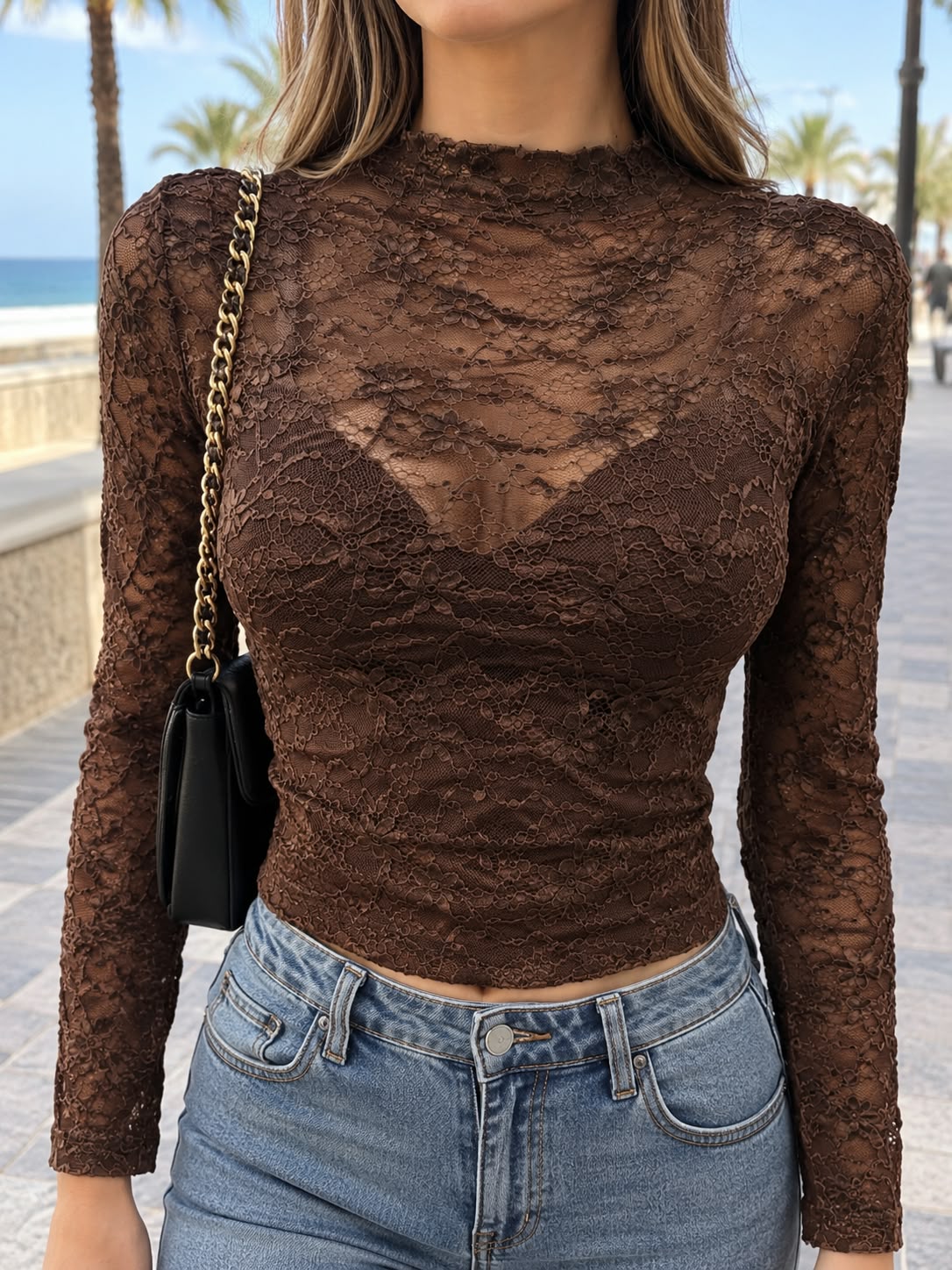 TOP ENCAJE DOBLE ref. 0281