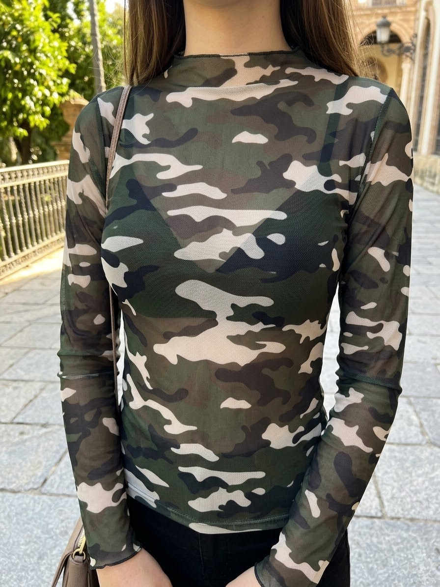 TOP TUL ESTAMPADO ref. 0288