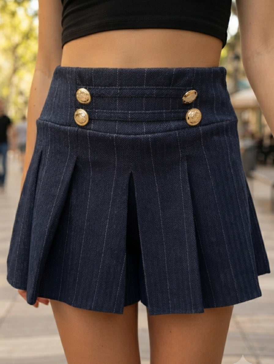 FALDA PANTALON ESPIGA BOTONES ref. 0153