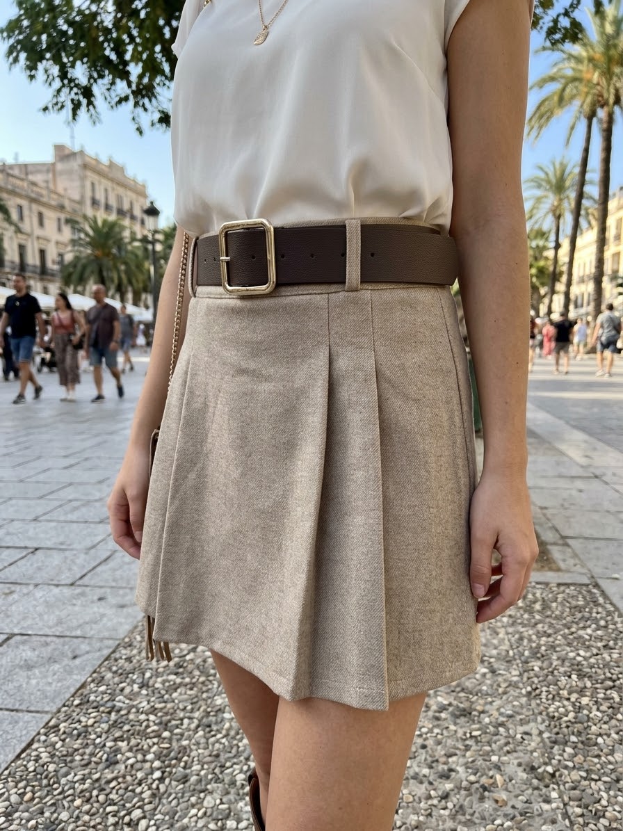FALDA PANTALON CINTURON ref. 0307