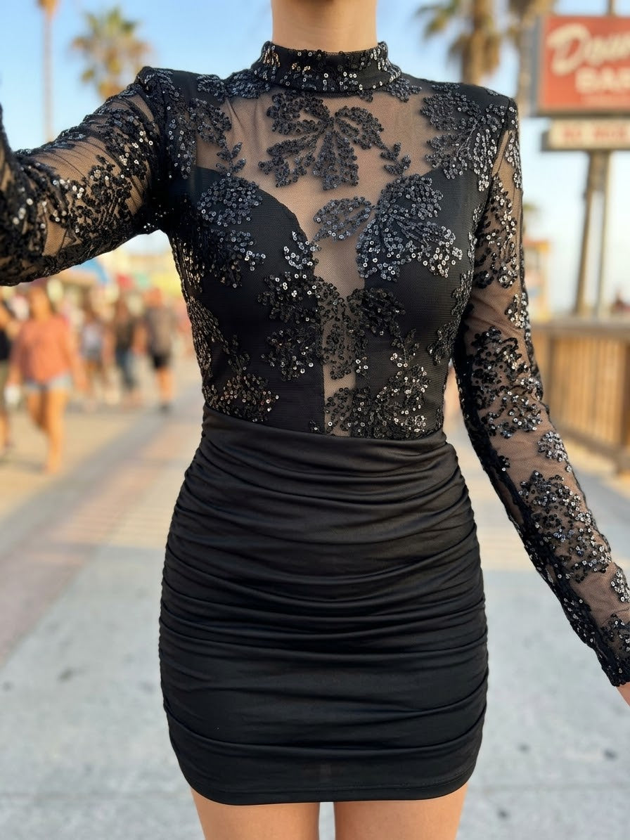 VESTIDO PAILLETTES ref.0258
