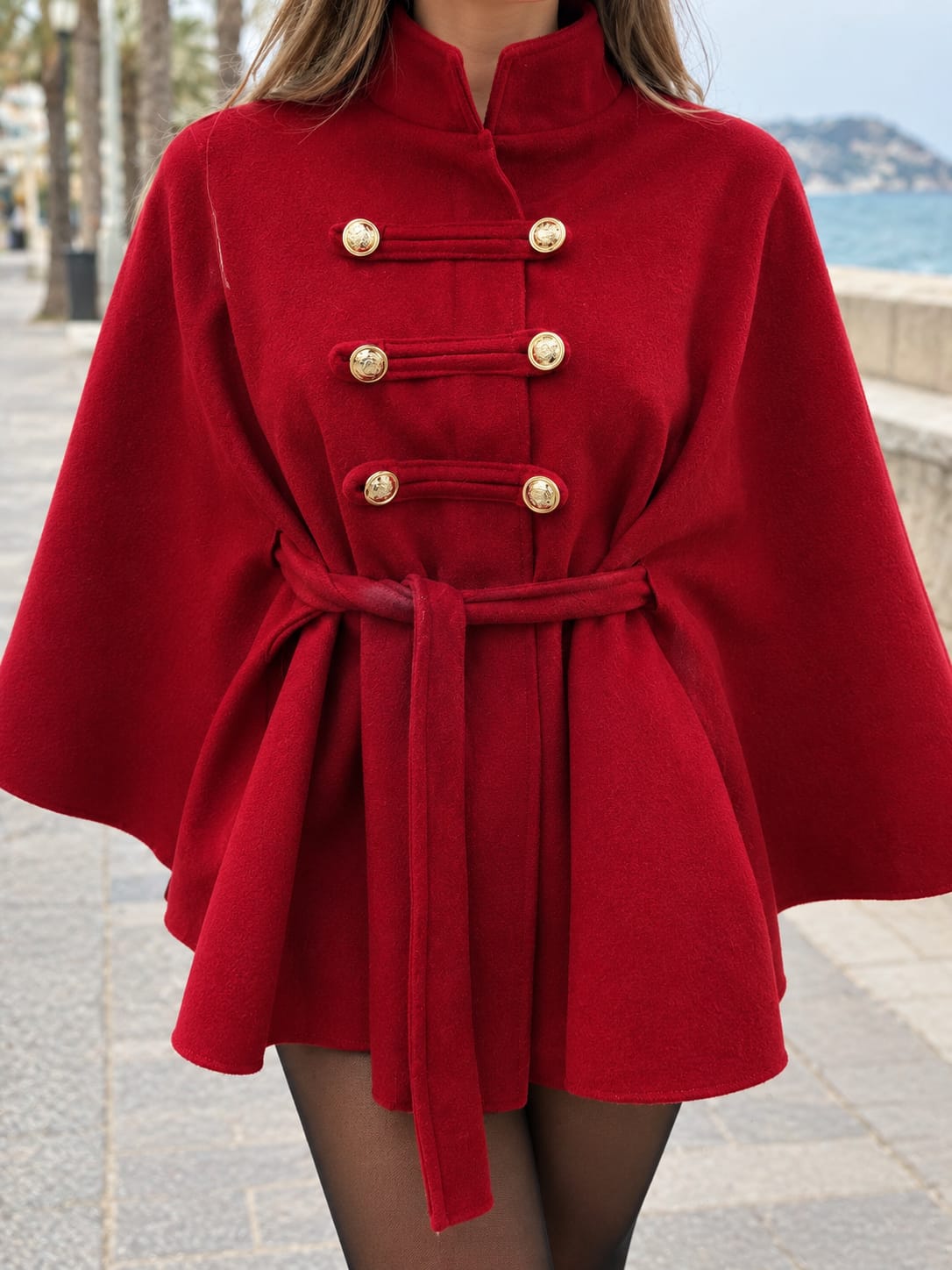 PONCHO BOTONES ref. 0245